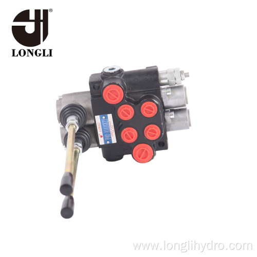 2P40 Longli 2 Spool Hydraulic Directional Control Valve